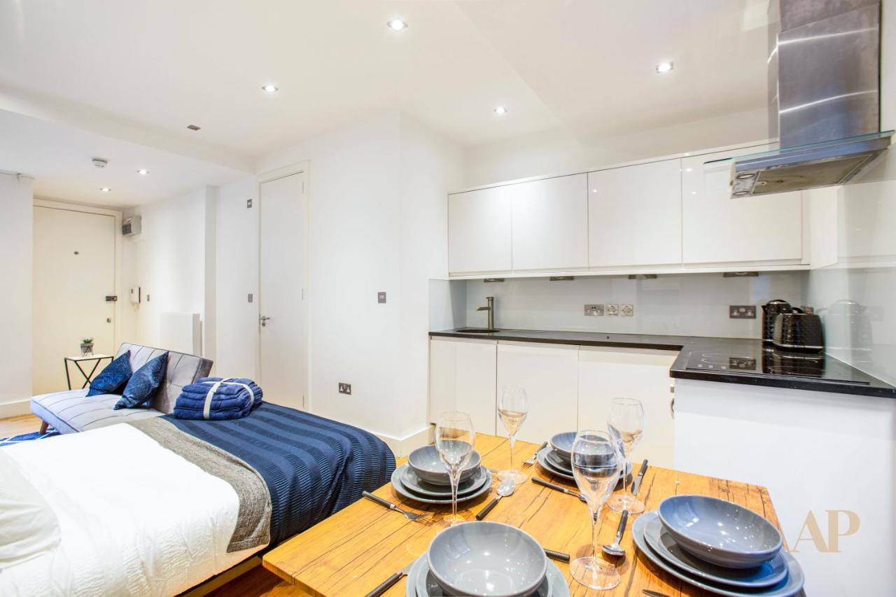 Spacious Lower Ground Studio Apartment With Private Patio Near Warren Street Londres Extérieur photo